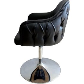 Resim Kamusal Market Tekli Bekleme Koltuğu Kapitone Desenli Suni Deri 