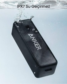 Resim Anker Soundcore 2 Bluetooth Hoparlör, IPX7 Su Geçirmez, Siyah - A3105 