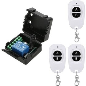 Resim Suofeng Ak-rk01sy-12+ak-byd02 Dc12v 433mhz Mini Tek Yol Kumanda Anahtarı - 3 Kumanda İle Kapı/girişim/aydınlatma Kontrolü 