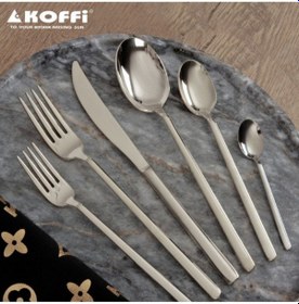 Resim Koffi 36 Parça Çatal Kaşık Bıçak Seti Metal 