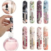 Resim 5ml Taşınabilir Kelebek ve Çiçek Parfüm Sprey Şişesi - Dolumlu Mini Seyahat Boyutu Atomizer, Pompa Dağıtıcı ile, Kolonya, Esansiyel Yağlar ve Makyaj Örnekleri için Dekoratif Çiçek Tasarımları, Parfüm Dolumlu Şişeler, Kişisel Koku, Zarif Tasarım, Dayanıklı Plastik 