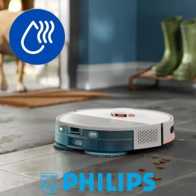 Resim Philips Islak & Kuru Robot Süpürge, Güçlü Paspaslama, 10000PA Yüksek Emiş Gücü, Telefonla Sınırsız Kontrol XU5100/20 