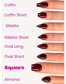 Resim Takma Tırnak Seti & Zararsız Yapıştırıcı Popbeauty10131 