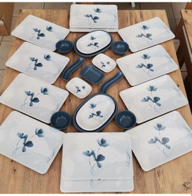 Resim Keramika Blue Magıc Takım Kahvaltı 25 Parça 12 Kişilik 