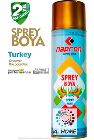 Resim KL HOME Gold Altın Yaldız Sprey Boya 200ml Tam Dolu Paranızın Karşılığı 