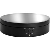 Resim Neevoyu Usb Şarjlı Akıllı Hız Ayarlı Dönen Tutanak, Pano, Makyaj, Sergi Ve Canlı Yayın İçin 3kg Yük Kapasitesi Siyah Gösterim Tablosu Pil Dahil Değil 