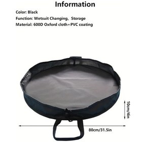 Resim Fochsia 600d Oxford Kumaş Pvc Kaplama Dalış Elbisesi Large Boyut Ayarlanabilir Plaj Sörf Yüzme Depolama Çantası Yüksek Kalite 