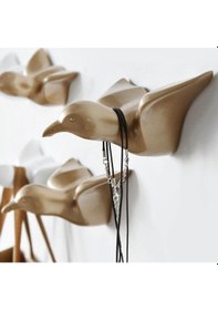 Resim Sumedecor&Design Dekoratif Tekli Kuş Modern Duvar Askılık Ev Dekorasyon Kuş Duvar 
