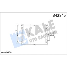 Resim Klima Kondenseri Laguna 1-grandtour Al-al 7701038395 7701038227 