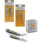 Resim Kuzgun Ticaret Diana 2 Li Renkli Vakumlu Tırnak Makası ( Lisinya ) 