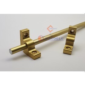 Resim Merdiven Dip Çubuğu 2 Adet Kalın Başlık 100CM Parlak Sarı Çubuk 