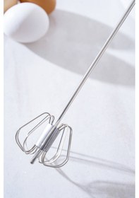 Resim Acar Evero Manuel Çelik Çırpıcı - 30 Cm Silver 