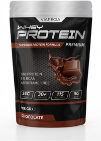 Resim Viapecia Çikolata Aromalı Whey Protein Tozu 908 Gr - 30 Gr Protein ile Kas Gelişimini Destekleyin 