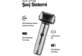 Resim Gri 3'ü 1 Erkek Bakım Seti, Çok Fonksiyonlu Erkek Temizlik Kiti 