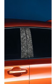 Resim HMNL Geometrik Desenli Araç Kapı Direk Folyosu (SAĞ VE SOL TAKIM) (2 ADET) - 22x60 Cm 