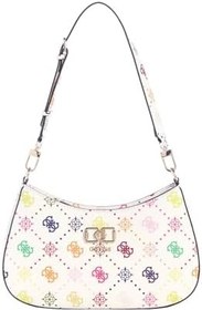 Resim GUESS Emelie Logo Üst Fermuarlı Omuz Çantası 