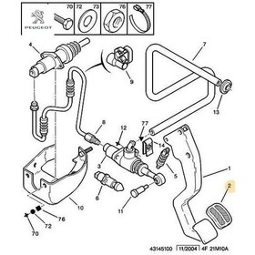Resim Fren Pedal Lastigi Boxer Peugeot Peugeot, Cıtroen 4504.16 