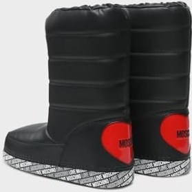Resim Love Moschino Suya Dayanıklı Logolu Büzgülü Kar Botu Bayan KAR BOTU JA24162G1HIT400B 