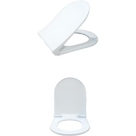 Resim BG Gala / Crystal - Opal Thermoplast Tak - Çıkar Yavaş Kapanan Klozet Kapağı # (BG.106114210) 