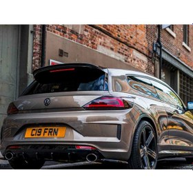 Resim Volkswagen Scirocco 2014-2018 Uyumlu Parlak Siyah Boyalı Spoiler-spoyler 