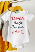 Resim ScubaPromoTurkey Dayı Baba Gibi Ama Daha Cool Organik Baskılı Unisex Çıtçıtlı Bebek Body 