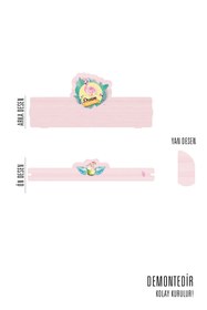 Resim Popcorn Kids Flamingolar Tekli Duvar Rafı 