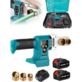 Resim Dragro 15 Pilli Çift Akü Plastik Pvc Boru Kaynak Makinesi 