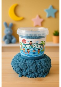 Resim Doğal Kinetik Kum 1000gr 6 Kalıp Hediyeli 