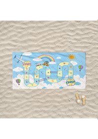 Resim Marte Home Çocuk Oyun Desenli Çocuk Plaj Havlusu (540954409) 