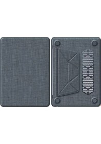 Resim Newface Apple Macbook Uyumlu Pro 13 2020 Macbook Uyumlu Kumaş Kapak - Gri 