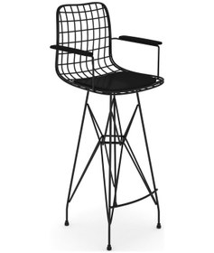 Resim Knsz masa sandalye takımı hem105zengin grisyh 060*060 1 sandalye syhsyh kolçaklı 