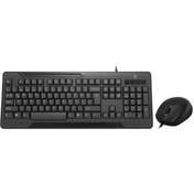 Resim Frisby Fk-4840qu Kablosuz Q Trk Optic Mouse Siyah Standart Klavye & Mouse Set 