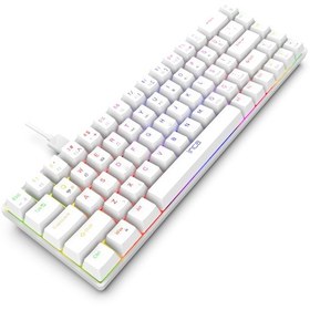 Resim Inca IKG-453 Empousa Kırmızı Switch Kablolu Mekanik Q Klavye 