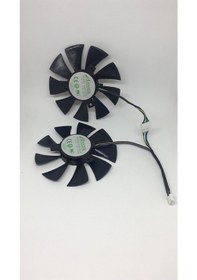 Resim Zotac Gtx1060 6 Gb Gtx 1070 Mini Gtx 1050Ti Grafik Kartı Için Fan 