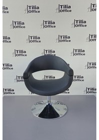 Resim Vera Kesim Tarama Çalışma Bekleme Koltuğu Tepsi Ayak Siyah 