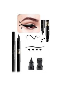 Resim 3b Trend Çift Uçlu Kalp Desenli Kalem Eyeliner 001 Black 