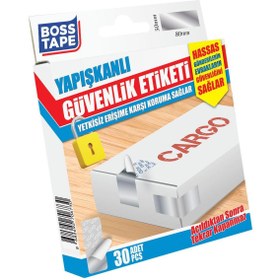 Resim Boss Tape Yapışkanlı Güvenlik Etiketi 30 Adet 