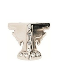 Resim Kelebek Taşlı Sandık Ayağı, Kutu Ayak 2,5 Cm - Nikel, 100 Adet Çok Renkli 