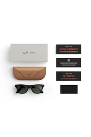 Resim Ray-Ban Meta Wayfarer GEN 2 Akıllı Gözlük Fotoğraf, Video, parlak Siyah RW4006 