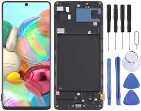 Resim Samsung A71 Uyumlu Lcd Ekran Dokunmatik Full Çıtalı TFT SM-A715 