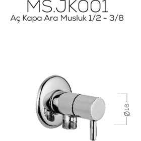 Resim Aç Kapa Ara Musluk 1/2 - 3/8 