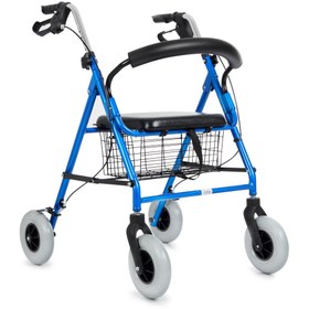 Resim BABİLLİFE Comfort Plus DY049146L Kalın Tekerlekli Rolatör Yürüteç 