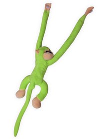 Resim TUSBA MARKET Araç İçi Dekoratif Açık Yeşil Pelüş Maymun Yastık – Yapışkan Elleriyle Koltuğa Sarılan Oto Aksesuar 