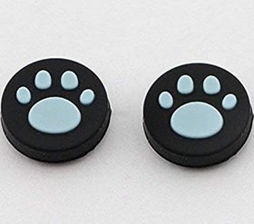 Resim PS Vita PSV 2000 PSV 1000 Kumandası için Silikon Joystick Kapakları Parmak Çubuğu Analog Kavrama Kapağı (Mavi) 