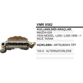 Resim Parçafix Diot Tablasi L300 Ym Mazda 626 Mits.canter Prestij 
