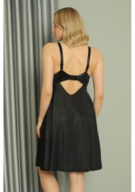 Resim Nbb Kadın Siyah Micro Toparlayıcı Sütyen Kombinezon Siyah 