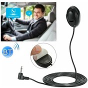 Resim Zj010mr Mono 3.5mm Açı Başlı Fiş Araba Navigasyon Gps Hoparlör Harici Macun Bluetooth Mikrofon 