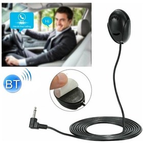 Resim Zj010mr Mono 3.5mm Açı Başlı Fiş Araba Navigasyon Gps Hoparlör Harici Macun Bluetooth Mikrofon 