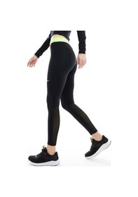 Resim Nike Pro 365 Dri Fit Training Mid Rise Full Length Tight Fit Green Toparlayıcı Tayt Siyah-neon 