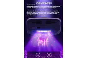 Resim Ne Varsa Şarjlı Uv-C Işınlı 100W Akar Temizleme El Süpürgesi 